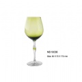 colored wine glass