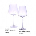 crystal wine glass