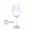 crystal wine glass