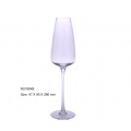 Crystal wine glass