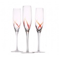 Crystal champagne glass