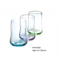hand-made tumbler glass