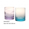 hand-made tumbler glass