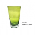 hand-made tumbler glass