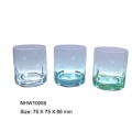 hand-made tumbler glass