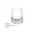 hand-made tumbler glass