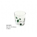 hand-made tumbler glass