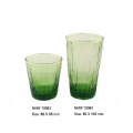 hand-made tumbler glass