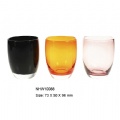 hand-made tumbler glass