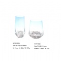 hand-made tumbler glass