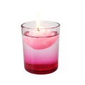 colored glass candle holder