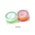 colored glass candle holder