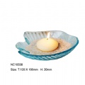 colored glass candle holder