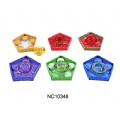colored glass candle holder