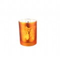 electroplate glass candle holder