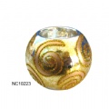 electroplate glass candle holder