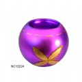 electroplate glass candle holder