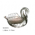 electroplate glass candle holder