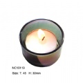 electroplate glass candle holder