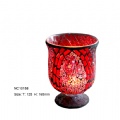 mosaic glass candle holder