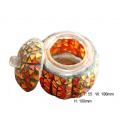 mosaic glass candle holder