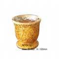 mosaic glass candle holder