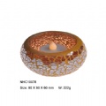mosaic glass candle holder
