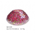 mosaic glass candle holder