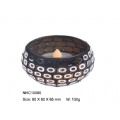 mosaic glass candle holder