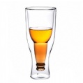 high borosilicate double wall glass
