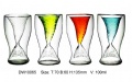 high borosilicate double wall glass