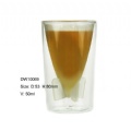high borosilicate double wall glass