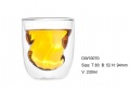 high borosilicate double wall glass