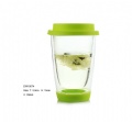 high borosilicate double wall glass