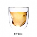 high borosilicate double wall glass