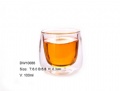 high borosilicate double wall glass