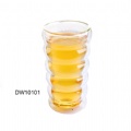 high borosilicate double wall glass